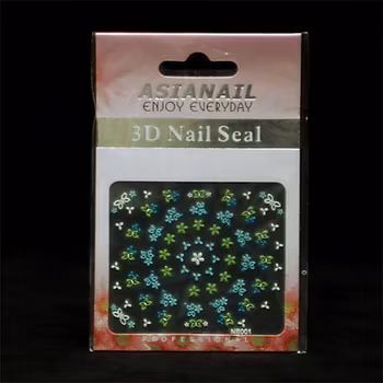 Nagelstickers blandade, NE001 fjärilar