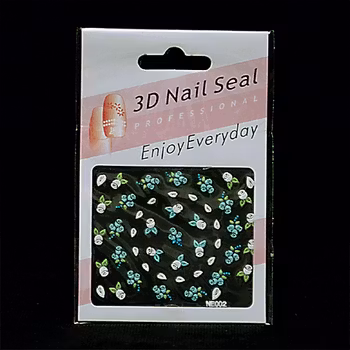 Nagelstickers blandade, NE002 blommor