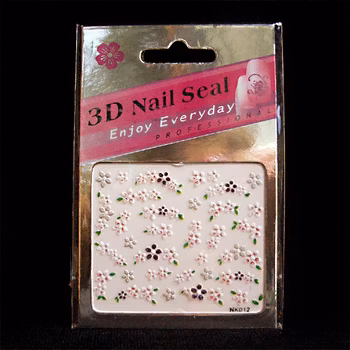 Nagelstickers blandade, NK012 blommor