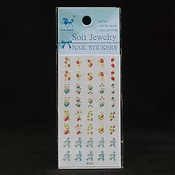 Nagelstickers blandade, NT025 jordgubbar