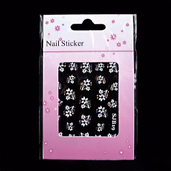 Nagelstickers blandade, SJB19 blommor