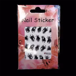 Nail tattoos halloween, BLE1341