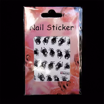 Nail tattoos halloween, BLE1341