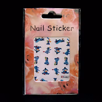 Nail tattoos blandade, BLE657 Ior