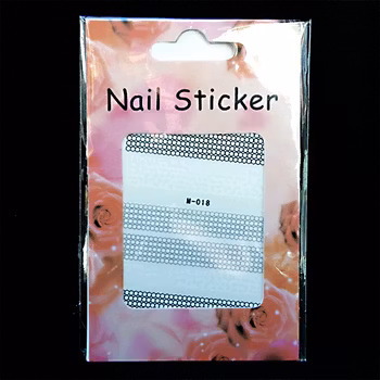 Nail tattoos blandade, M-018-2