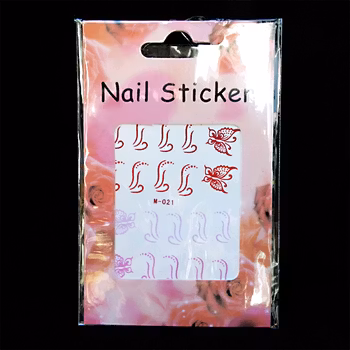 Nail tattoos blandade, M-021-3