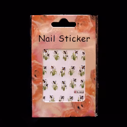 Nail tattoos blommor, BLE633