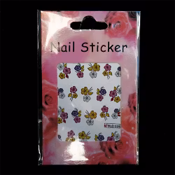 Nail tattoos blommor, BLE1035