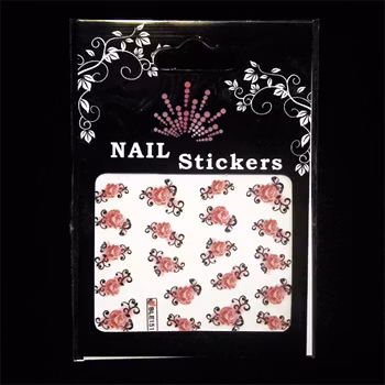 Nail tattoos blommor, BLE1515