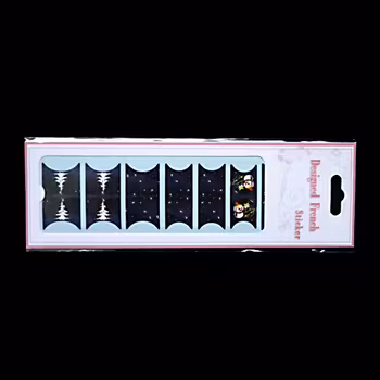 Nail tattoos jul, x-mas french