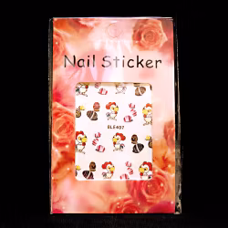 Nail tattoos påsk, BLE407