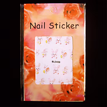 Nail tattoos påsk, BLE409