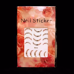 Nail tattoos franska, B040