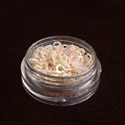 Ihåliga hexagoner, vit