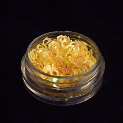 Ihåliga hexagoner, gul