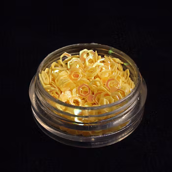 Ihåliga hexagoner, gul