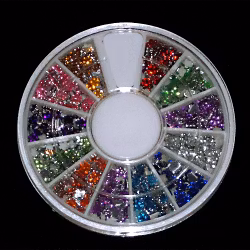 Rhinestones blommor - hel snurra