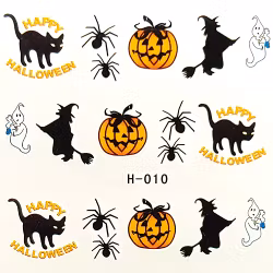 Nail tattoos halloween, H-010