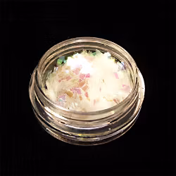 Glitter romber, vit som skimrar i rosa