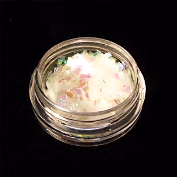 Glitter romber, vit som skimrar i rosa