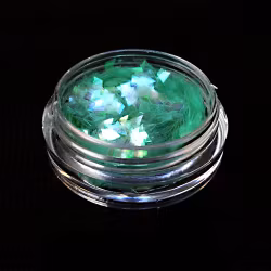 Glitter romber, grön