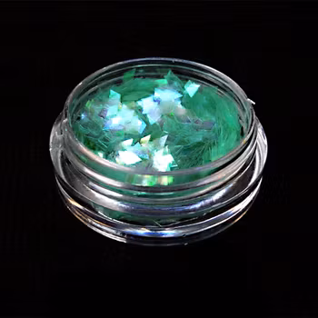 Glitter romber, grön