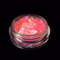 Glitter romber, mörkrosa