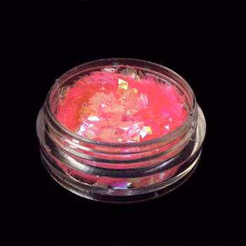 Glitter romber, mörkrosa