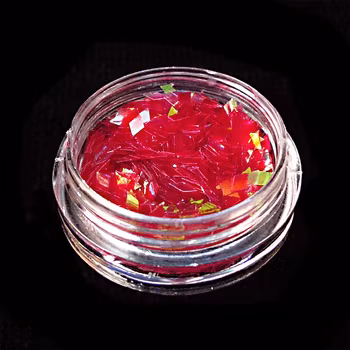 Glitter romber, röd