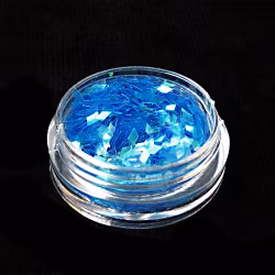 Glitter romber, blå