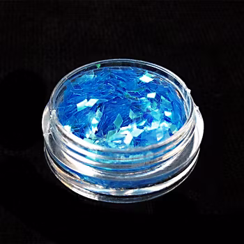 Glitter romber, blå