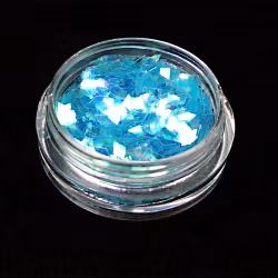 Glitter romber, turkos