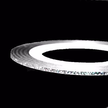 Striping tape, silver mönstrad