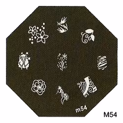 Stamping plate / motivbricka, M54