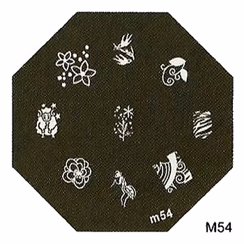 Stamping plate / motivbricka, M54