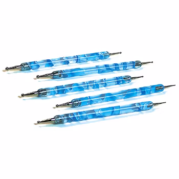 Dotting tool kit, blå spiral