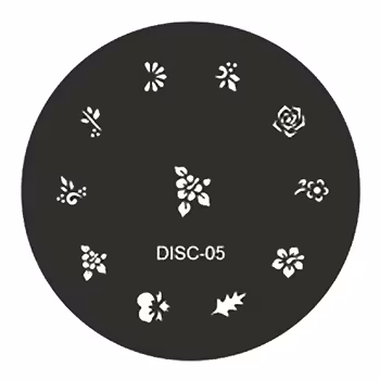 Stamping plate / motivbricka, DISC-05