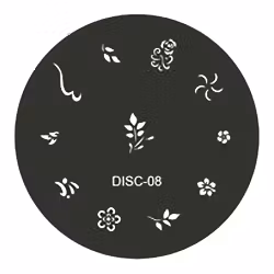 Stamping plate / motivbricka, DISC-08