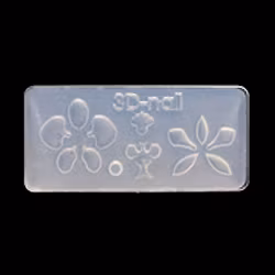 3d form för nageldekorationer, nr 3DAM-016 blommor