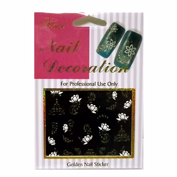 Nagelstickers vita, SGMV001 blommor