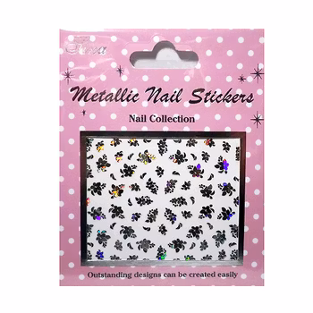 Nagelstickers silver, MNS51