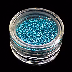 Minipärlor, mörk turkos