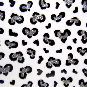 Nagelstickers blandade, BLE246J leopardmönster