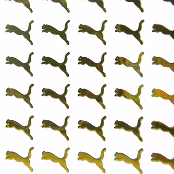Nagelstickers guld, Puma