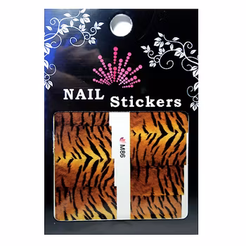 Nail tattoos full cover, M86 tiger