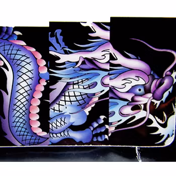 Nail tattoos full cover, M74 drake