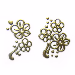 Nagelstickers guld, YJ021