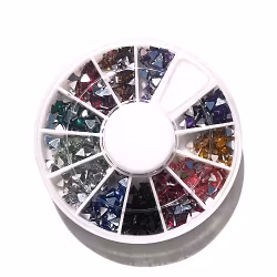 Rhinestones trianglar - hel snurra