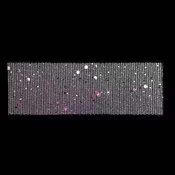 Nailart nät, rosa och vitt