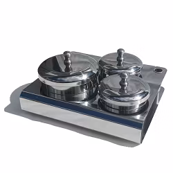 Dappendish set rostfritt stål, 3 delar